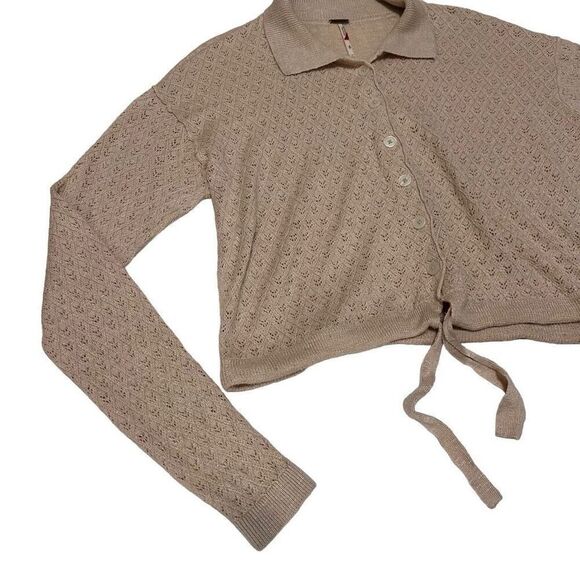 Free People | Betty Tie Knit Sweater - Picture 2 of 11